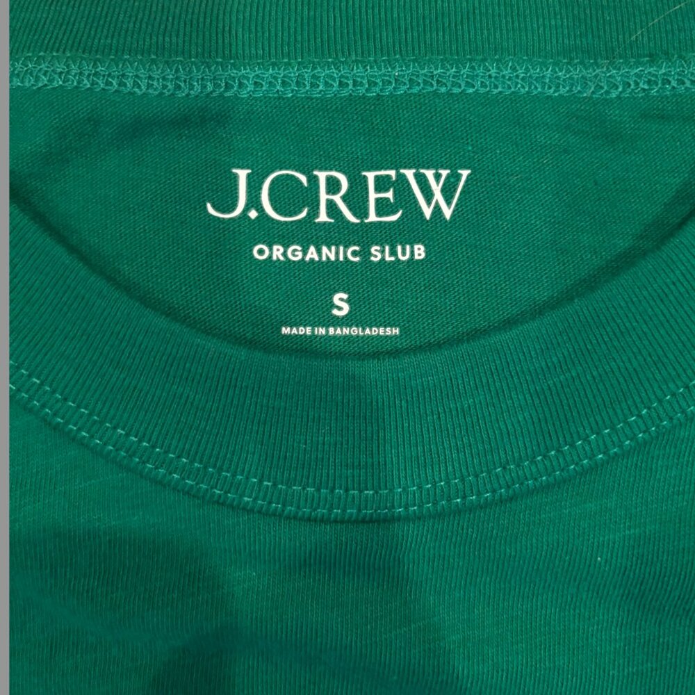 NWT JCrew High-neck tank in organic slub cotton- Small